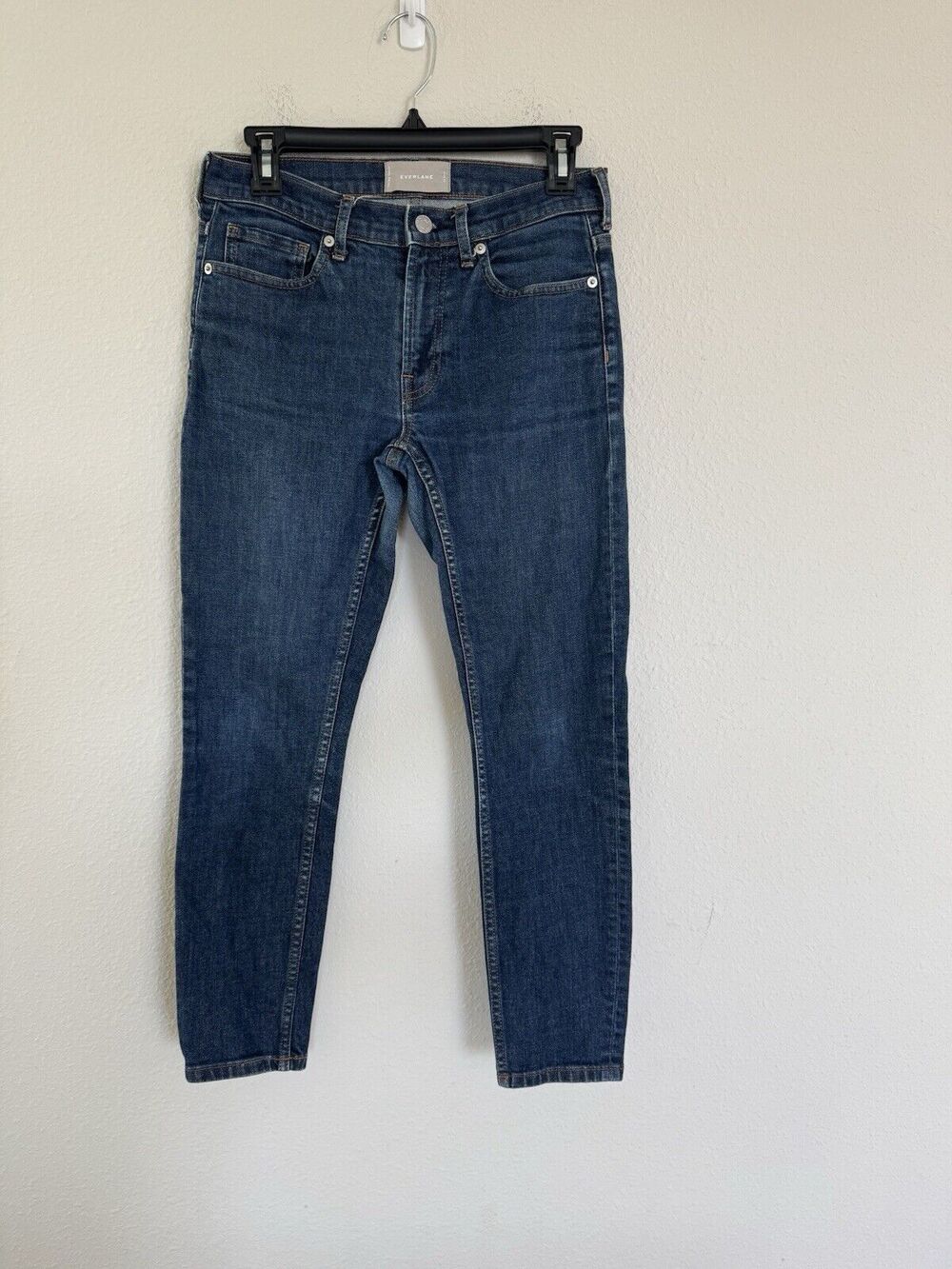 Everlane Mid Rise Ankle Straight Size 26 Dark Wash Casual Denim Jeans Classic